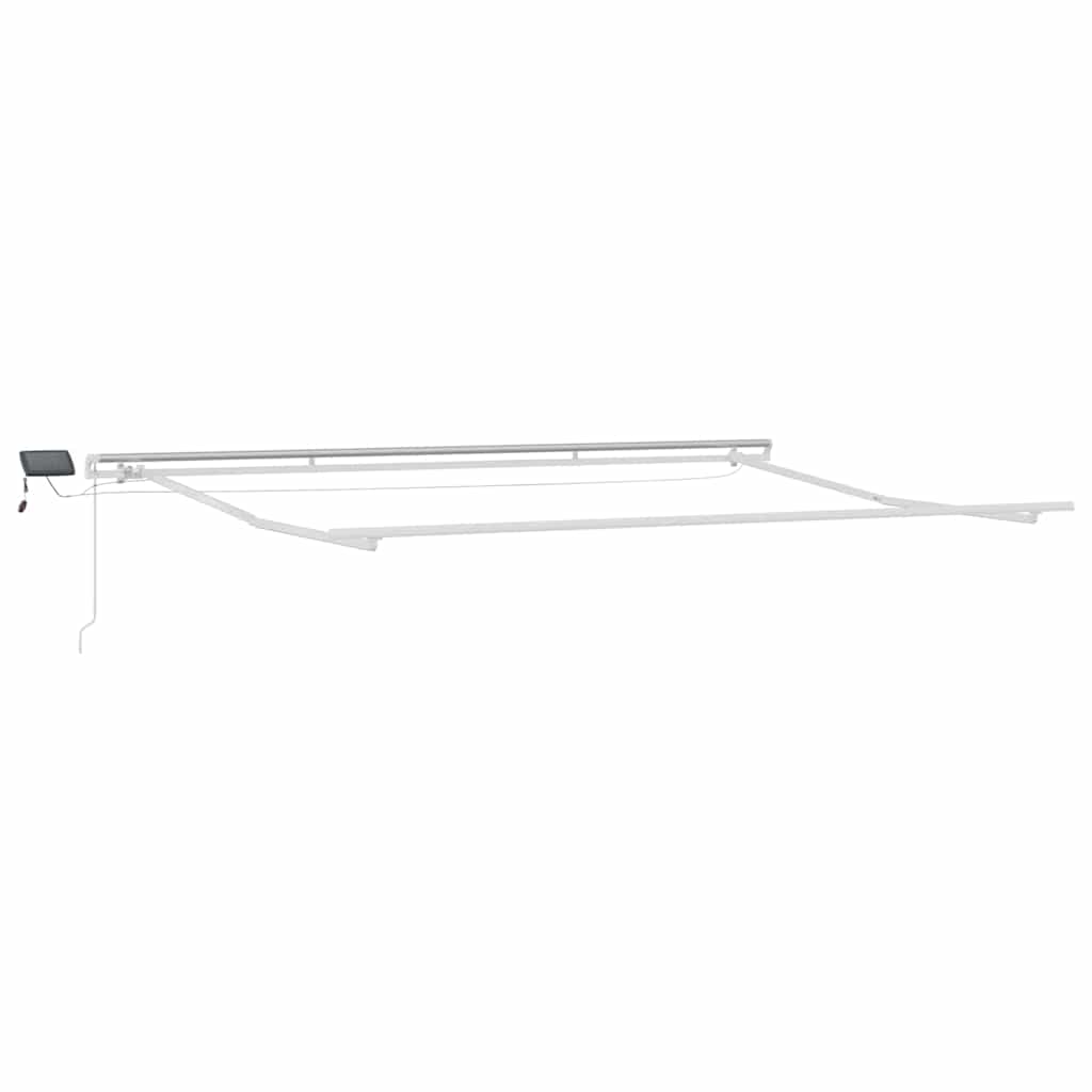 Inklapbaar Zonnescherm met Groen en geel 400 ×350 cm Stof