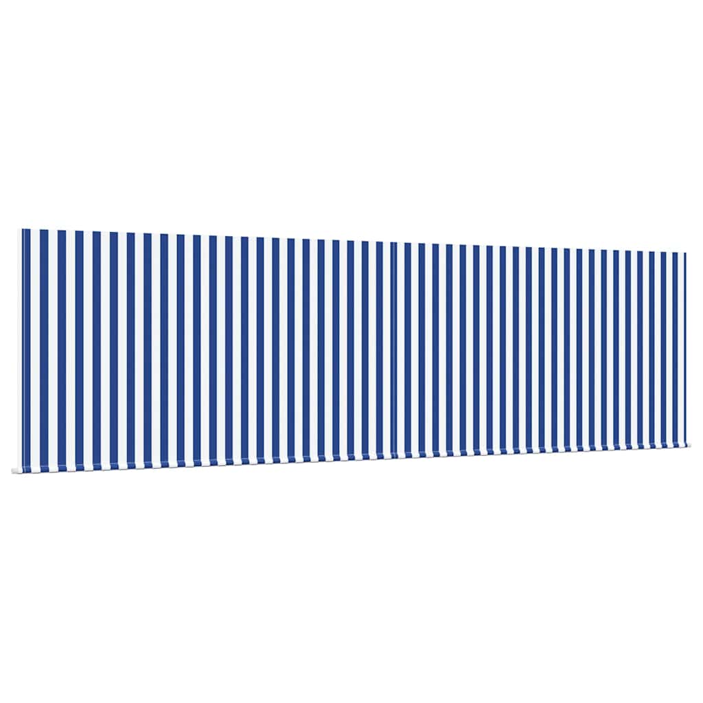 Inklapbaar Zonnescherm Blauw en wit Blauw en Wit Antraciet
