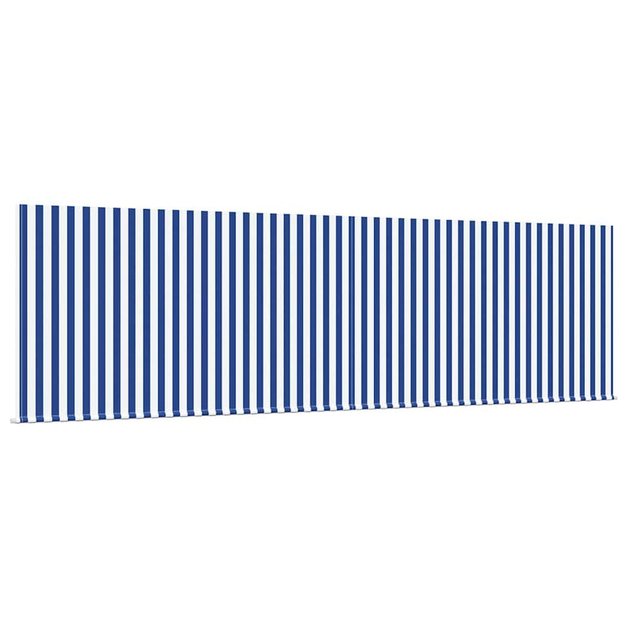 Inklapbaar Zonnescherm Blauw en wit Blauw en Wit Antraciet