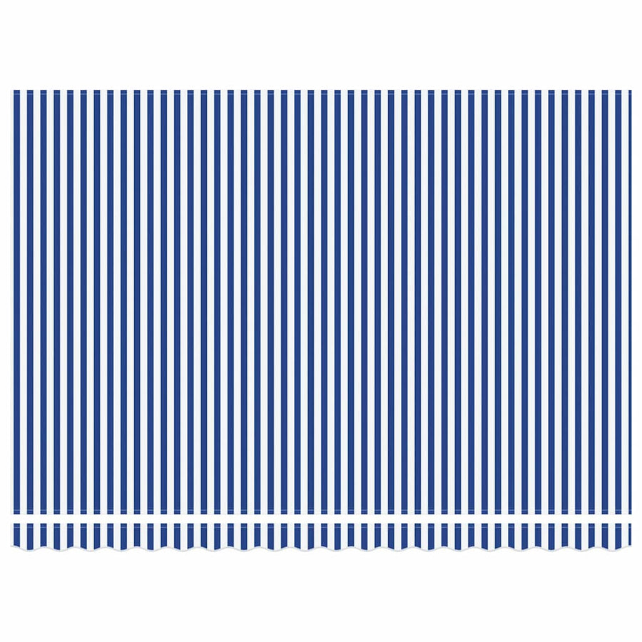 Inklapbaar Zonnescherm Blauw en wit Blauw en Wit Antraciet
