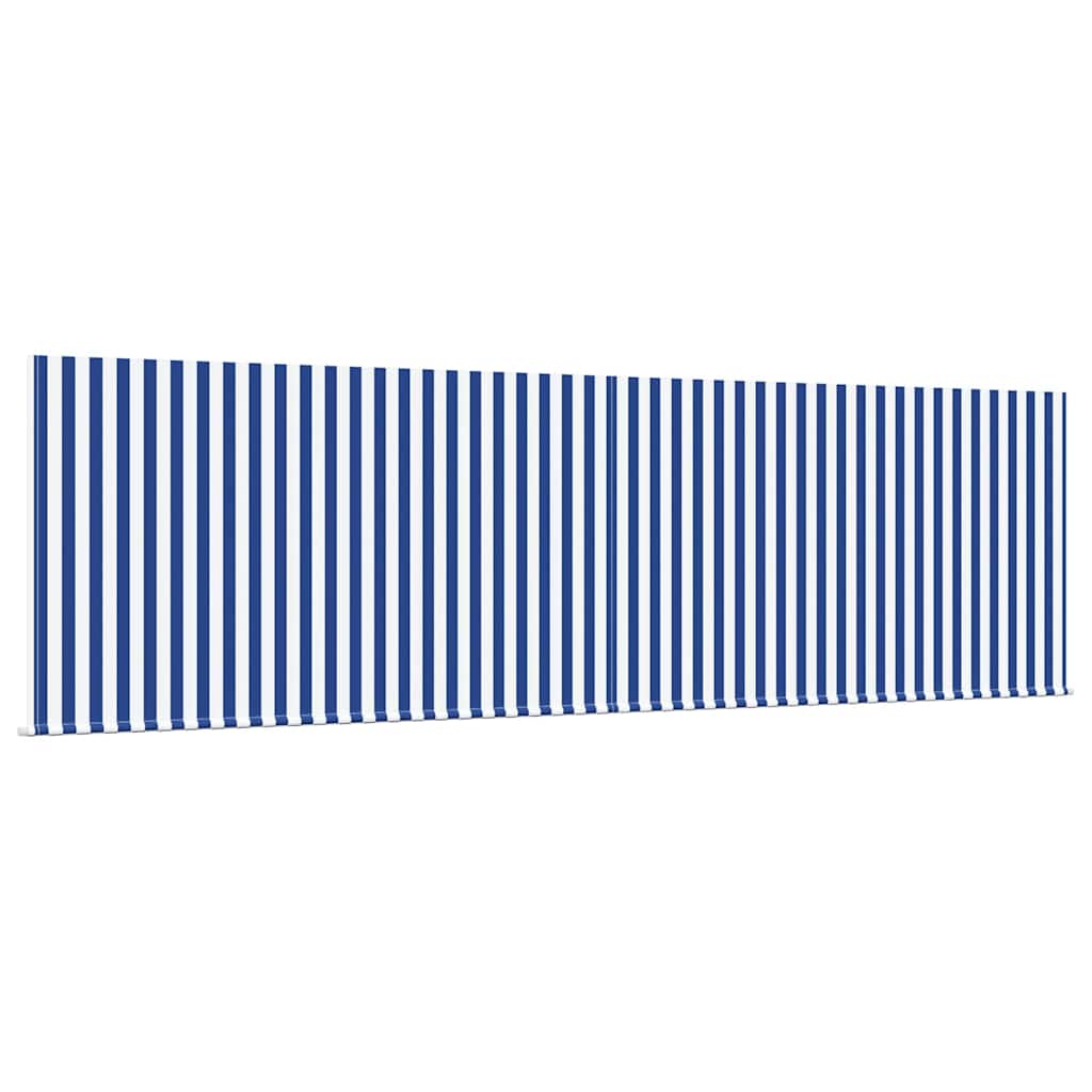 Inklapbaar Zonnescherm Blauw en wit Blauw en Wit Antraciet
