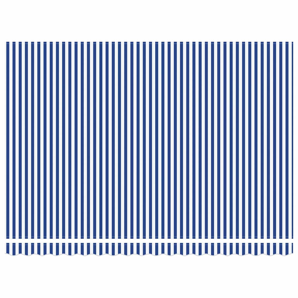 Inklapbaar Zonnescherm Blauw en wit Blauw en Wit Antraciet