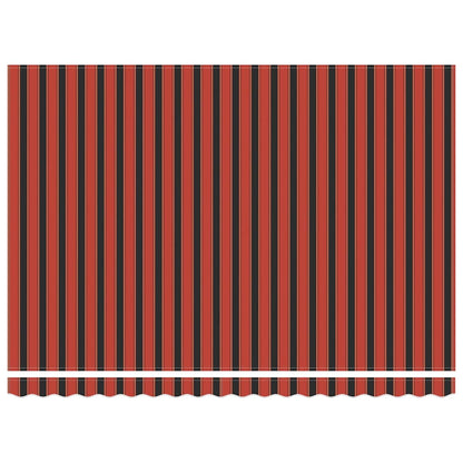 Inklapbaar Zonnescherm 450 × 300 cm Oranje en bruin