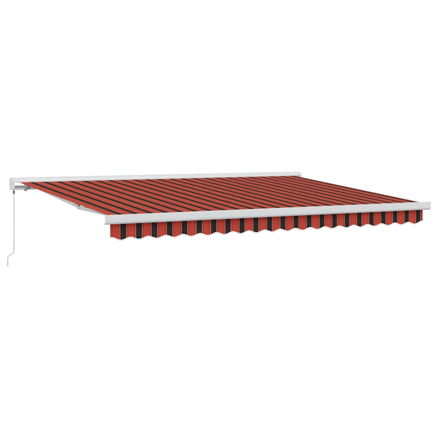 Inklapbaar Zonnescherm Oranje En Bruin 450 ×300 cm