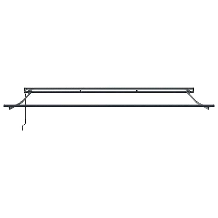 Inklapbaar Zonnescherm Oranje en Bruin 450x300 cm