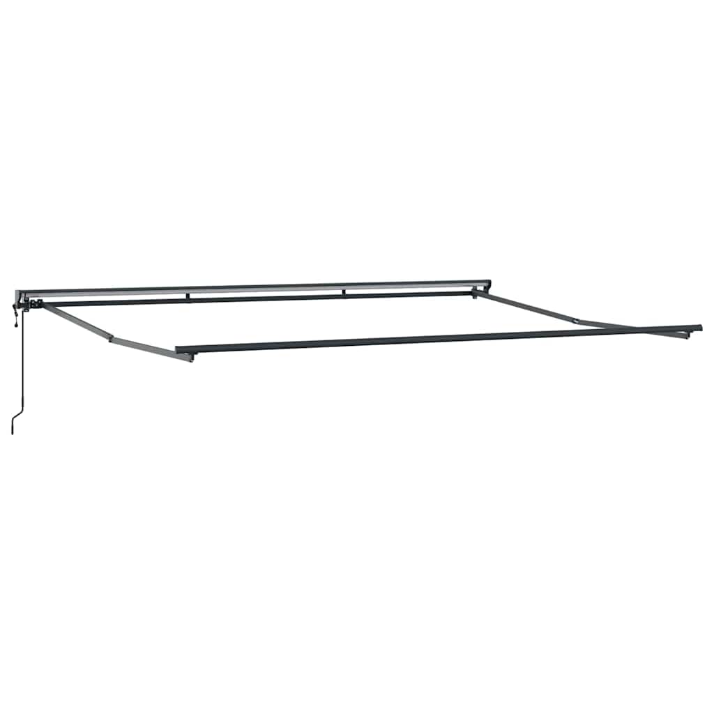 Inklapbaar Zonnescherm Bordeaux Rood 450X300 Cm Stof Bordeauxrood 4,5 ×3 m