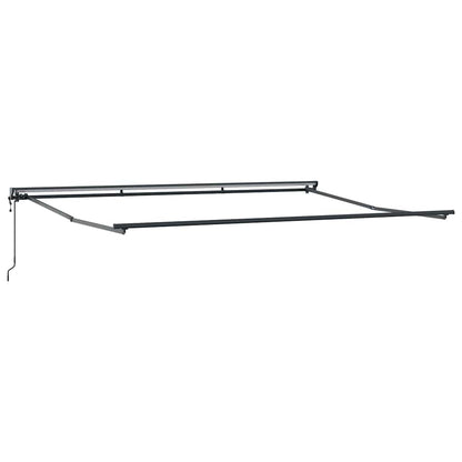 Inklapbaar Zonnescherm Bordeaux Rood 450X300 Cm Stof Bordeauxrood 4,5 ×3 m