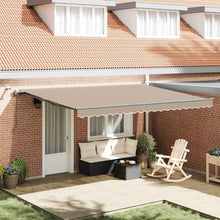 Luifeldoek met Beige 450 × 300 cm Polyester