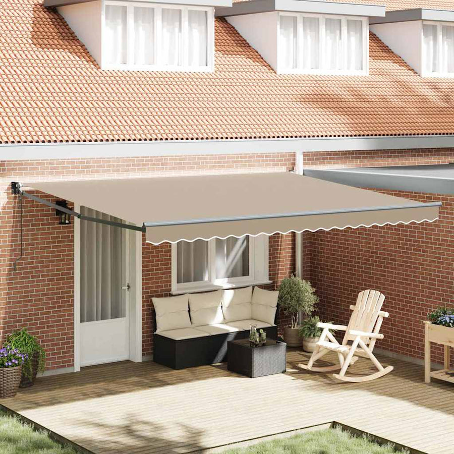 Markies Beige 450 x 300 x 165 cm Polyester en Metaal