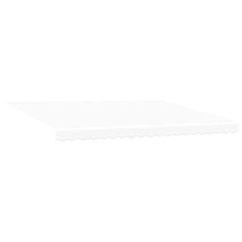 Inklapbaar Zonnescherm Wit 450 ×300 cm Stof