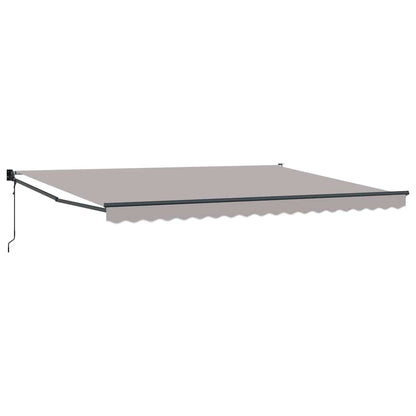 Markies Lichtgrijs 4,5 × 3 M Polyester En Metaal