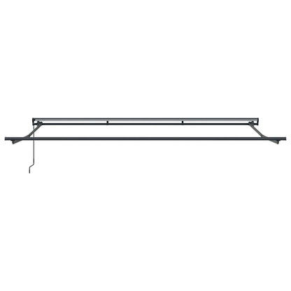 Inklapbaar Zonnescherm 450X300 Cm Stof Lichtgrijs 4,5 ×3 m