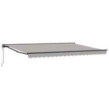 Inklapbaar Zonnescherm 450X300 Cm Stof Lichtgrijs 4,5 × 3 m