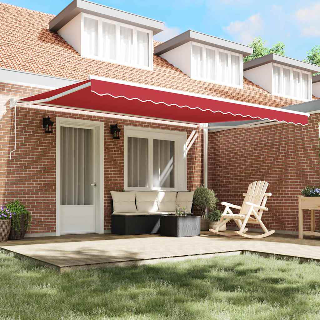 Markies Rood 4,5 × 3 m Polyester en metaal