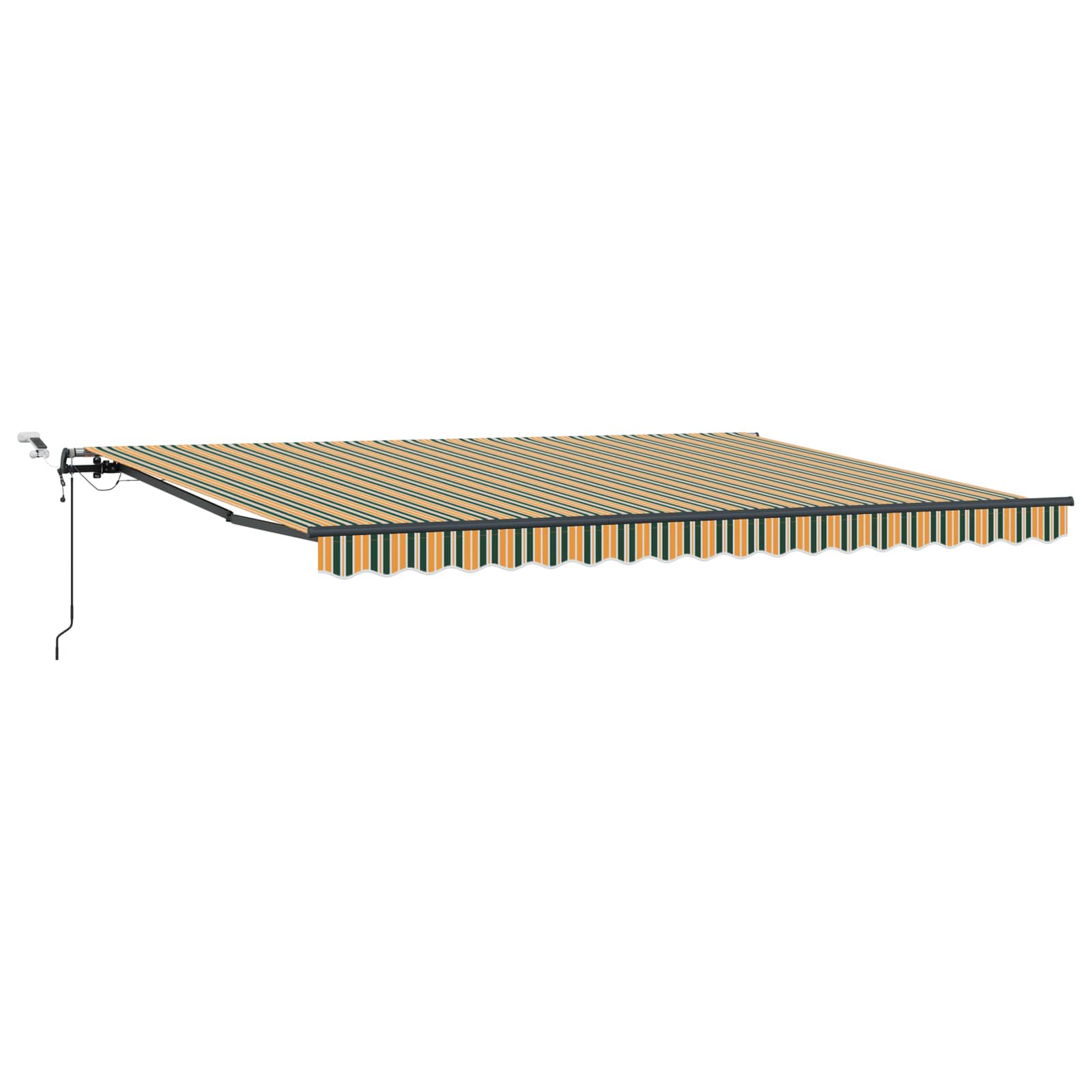 Luifeldoek met Groen en geel 450 × 300 cm Polyester