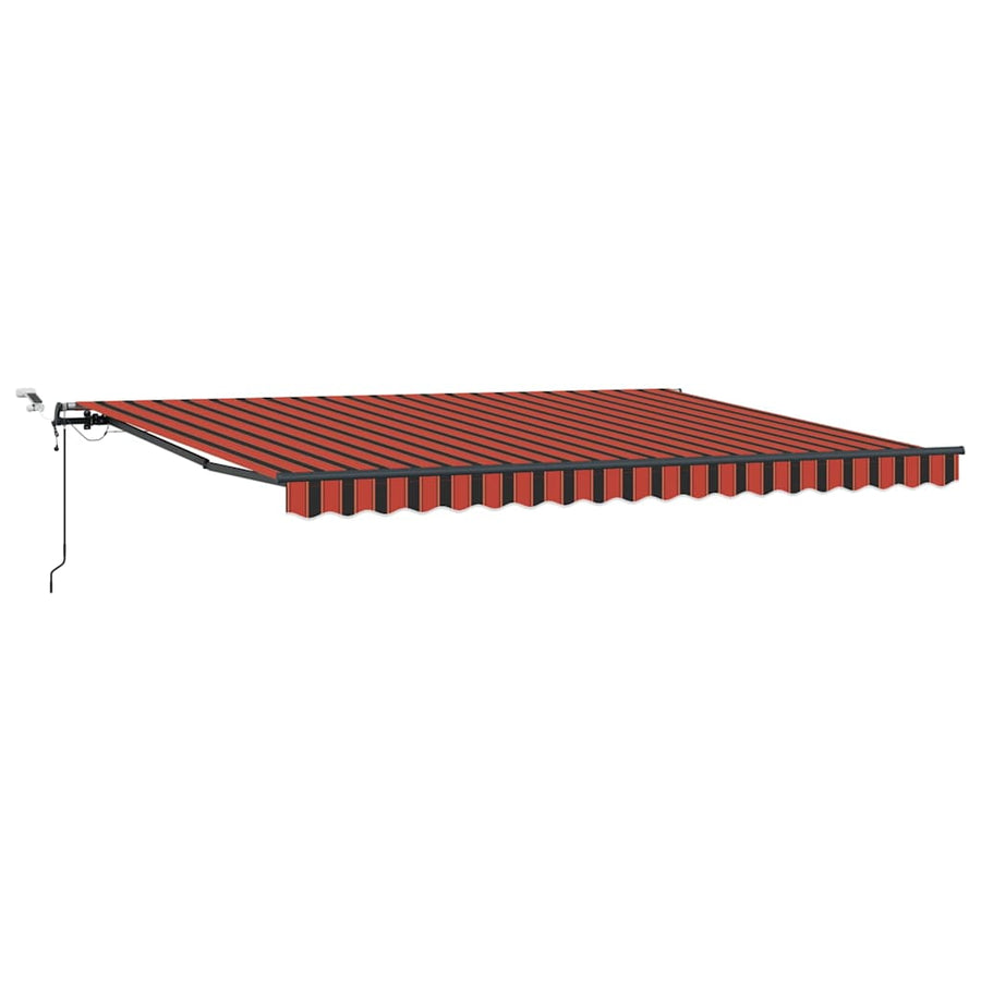 Luifeldoek met Oranje en bruin 450 × 350 cm Polyester