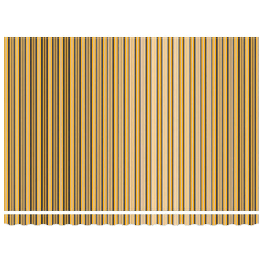 Inklapbaar Zonnescherm Multikleur Stof Geel/Grijs/Wit 450 ×350 cm