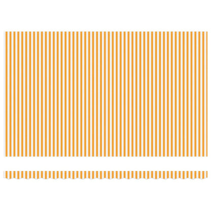 Inklapbaar Zonnescherm Oranje en Wit 500x300 cm