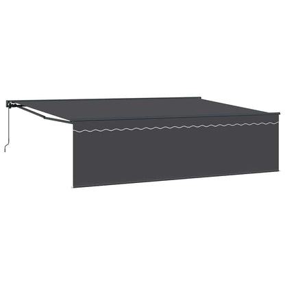 Inklapbaar Zonnescherm Antraciet Grijs 500 × 300 cm