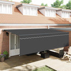 Retractable Awning Anthracite 500 × 300 cm