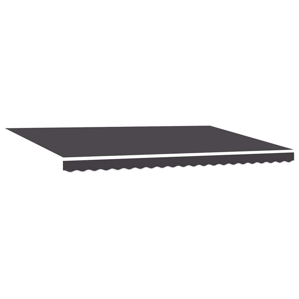 Inklapbaar Zonnescherm Antraciet Grijs 500 × 300 cm