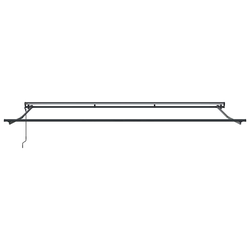 Inklapbaar Zonnescherm Bordeauxrood 500 × 300 Cm Bordeaux (Anthraciet Frame) 5 x 3 m