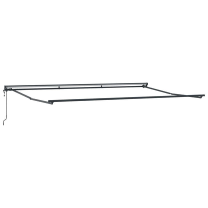 Zijde Frame Bruin 500 × 300 cm Polyester met PU-coating