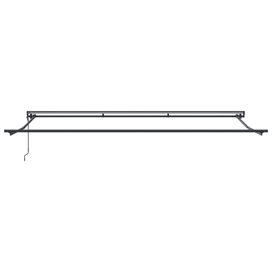 Zijde Frame Bruin 500 × 300 cm Polyester met PU-coating