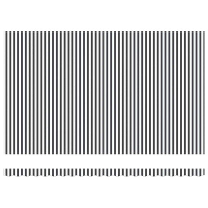 Inklapbaar Zonnescherm Antraciet en Wit 500x300 cm
