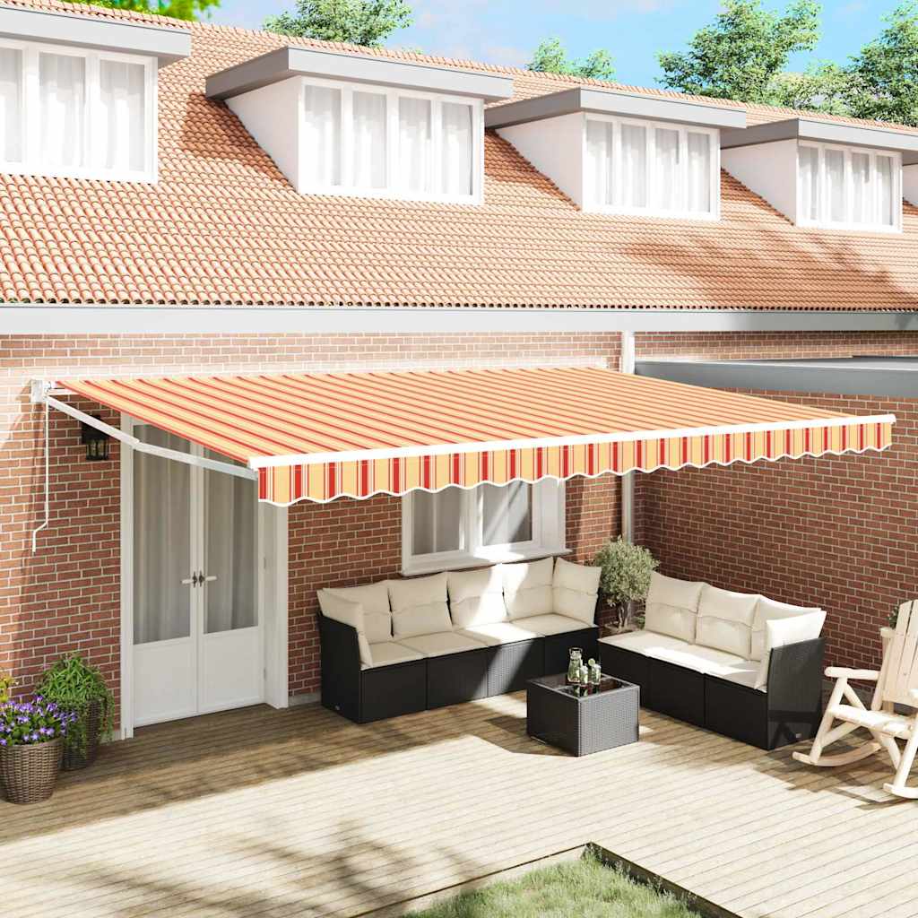 Markies Geel en Oranje 500 x 300 x 165 cm Polyester en Metaal