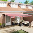 Zonnescherm inklapbaar 500x300 cm geel oranje