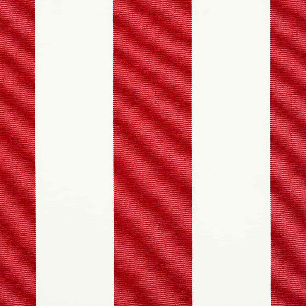 Inklapbaar Zonnescherm Rood En Witte Streep 500X300 Cm Stof Geel En Oranje