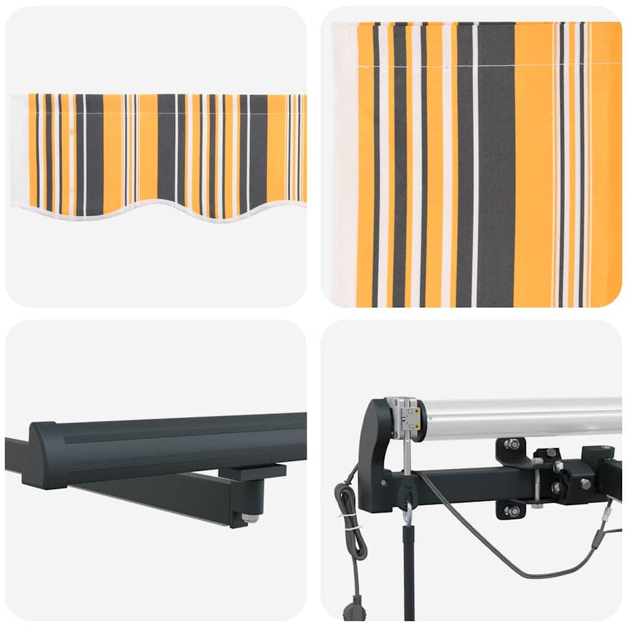 Luifeldoek met Multikleur 500 × 300 cm Polyester
