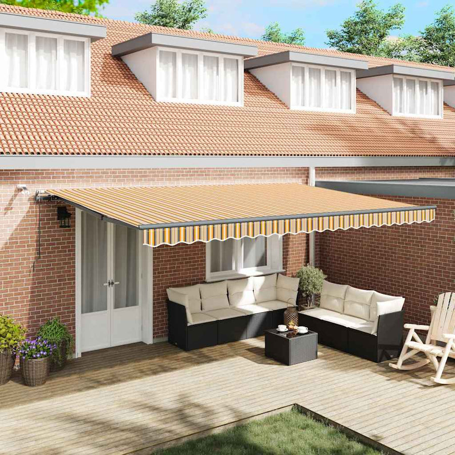 Luifeldoek met Multikleur 500 × 300 cm Polyester