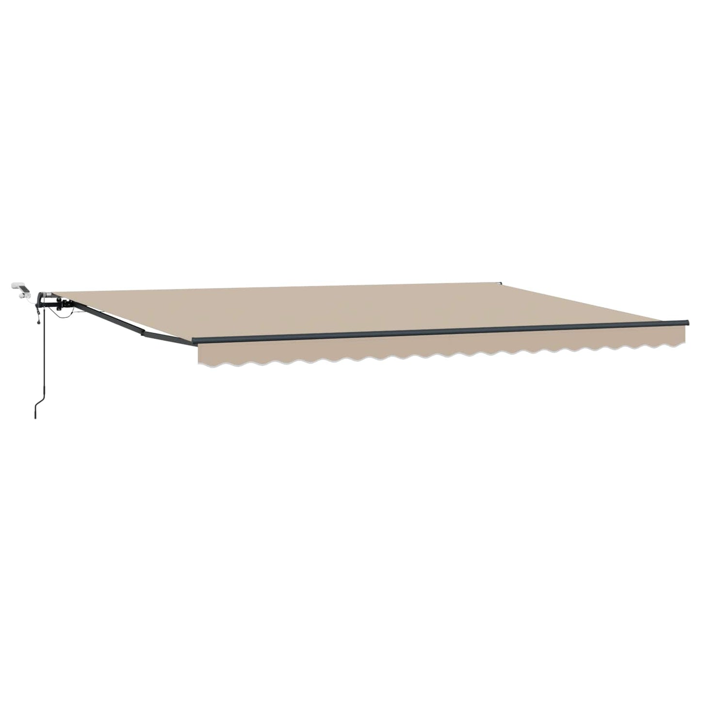 Luifeldoek met Beige 500 × 300 cm Polyester
