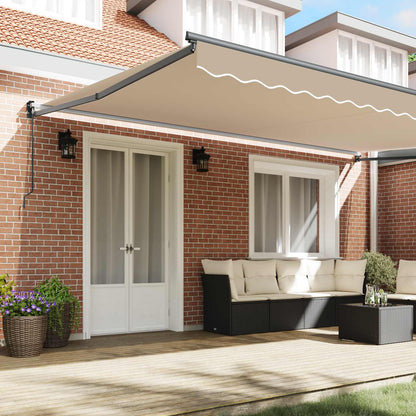 Markies Beige 500 x 300 x 165 cm Polyester en Metaal