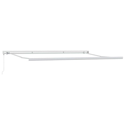 Inklapbaar Zonnescherm Beige 500 × 300 cm Stof en Metaal