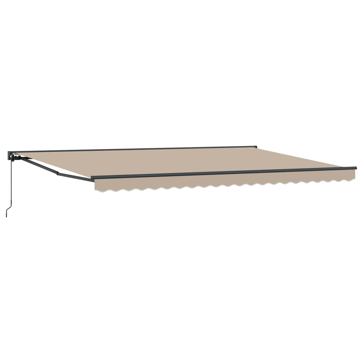Zijde Frame Beige 500 × 300 cm Polyester met PU-coating