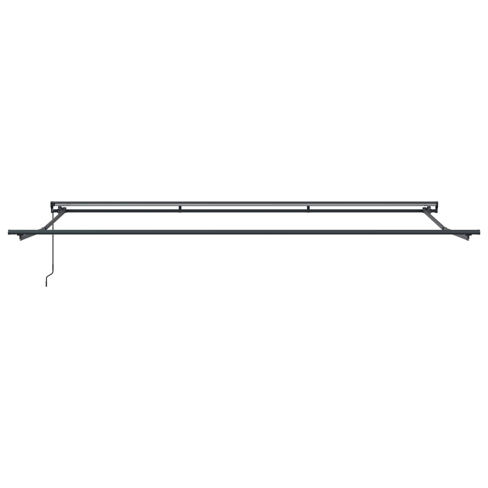 Zijde Frame Beige 500 × 300 cm Polyester met PU-coating