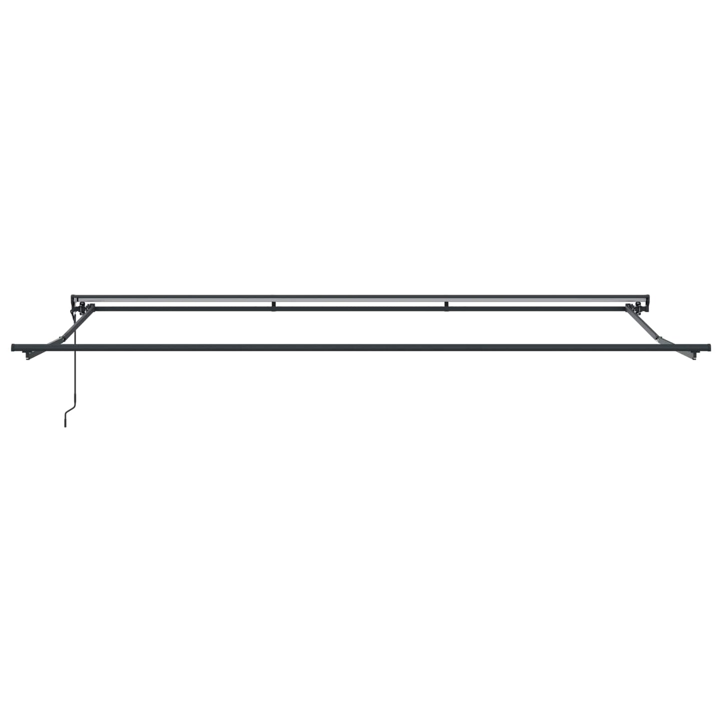 Inklapbaar Zonnescherm Beige 500 × 300 cm Aluminium en Stof