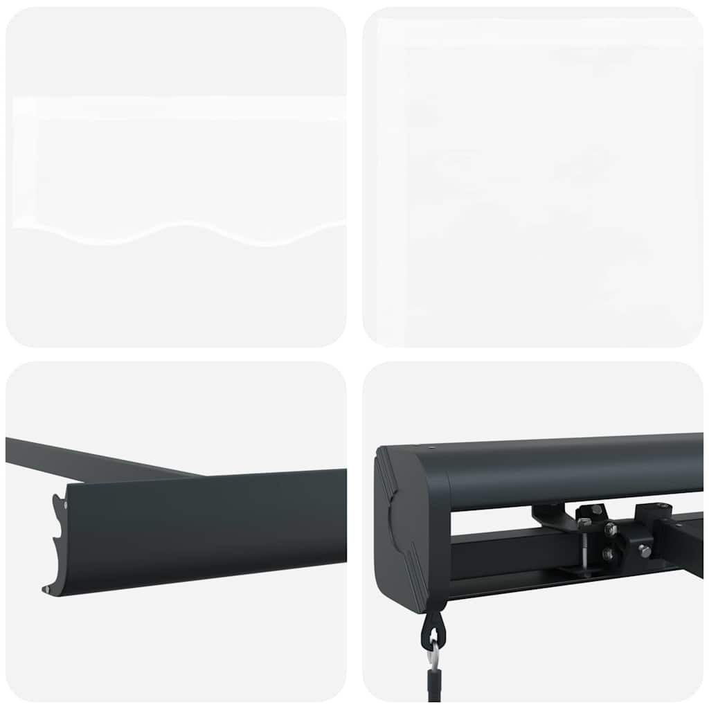 Inklapbaar Zonnescherm Stof En Metaal 500 ×300 cm