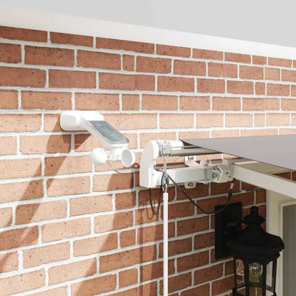 Inklapbaar Zonnescherm Lichtgrijs 500 × 300 cm Stof en Metaal