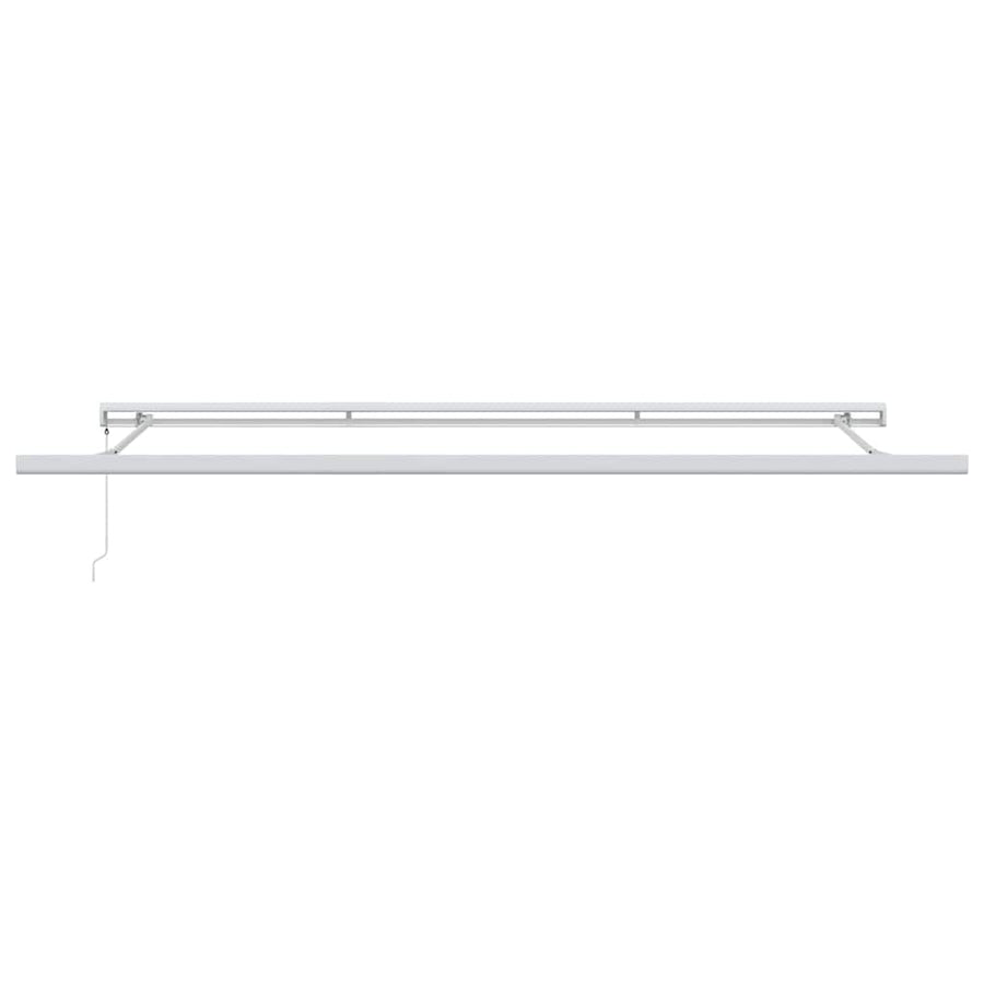 Inklapbaar Zonnescherm Lichtgrijs 500 ×300 cm Stof en Metaal