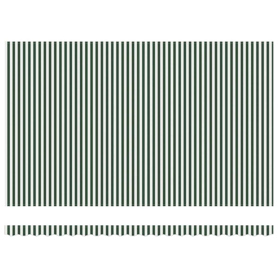 Inklapbaar Zonnescherm Stof Groen En Wit 500 ×300 cm