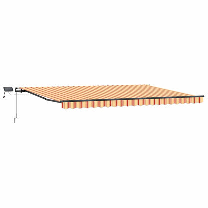Inklapbaar Zonnescherm geel en oranje 500 ×350 cm Stof