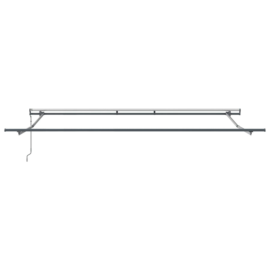 Uitschuifbare luifel Meerkleurig 500 × 350 cm Stof en Aluminium