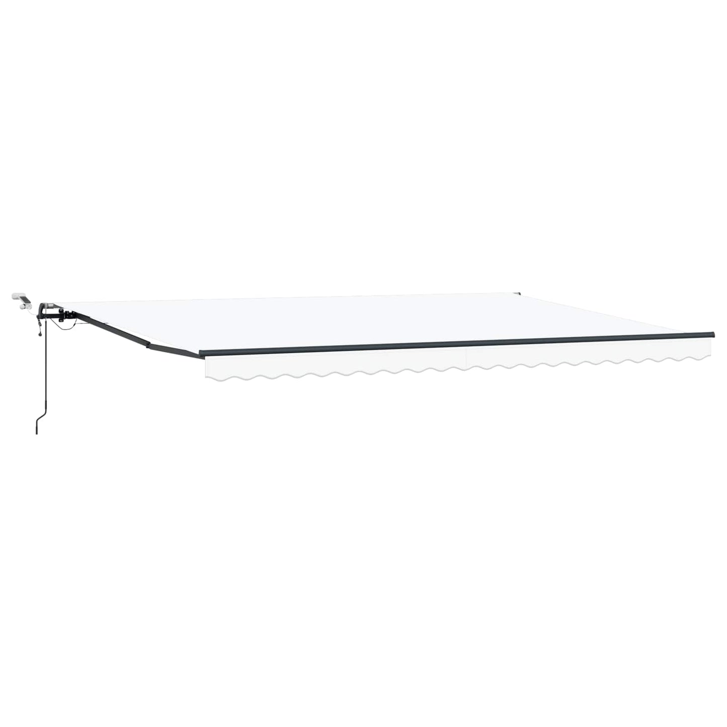 Luifeldoek met Wit 500 × 350 cm Polyester
