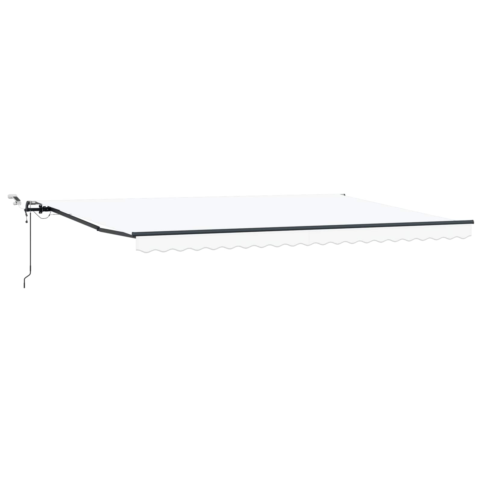 Luifeldoek met Wit 500 × 350 cm Polyester
