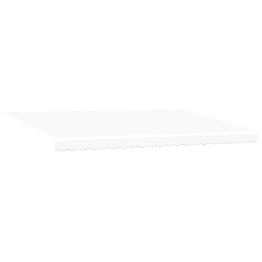 Luifeldoek met Wit 500 × 350 cm Polyester
