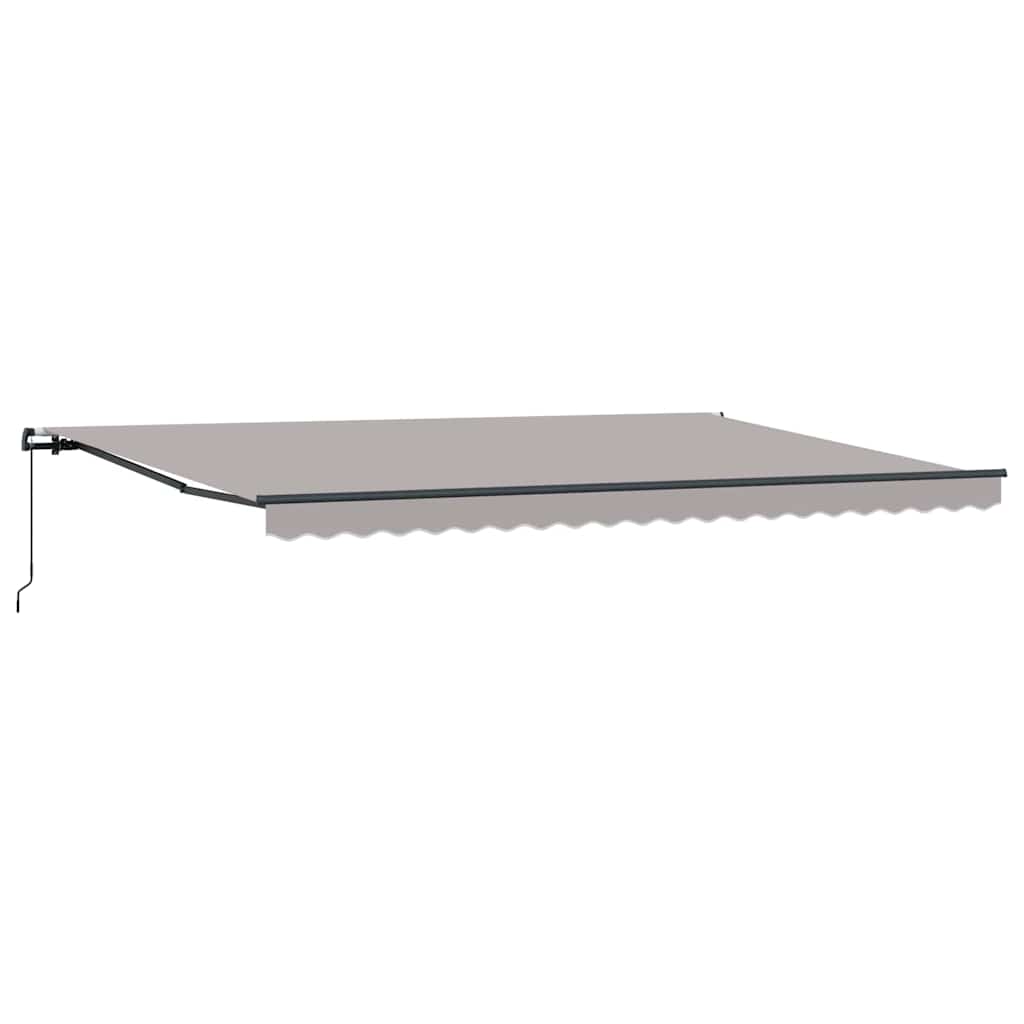 Licht Grijs Zonnescherm Stof Lichtgrijs 500 × 350 cm